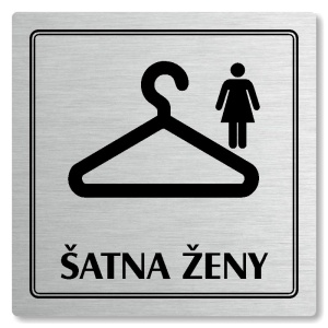 Piktogram Šatna ženy